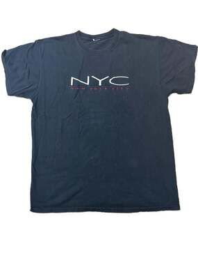Vintage 90s NYC New York City Embroidered Graphic T-Shirt